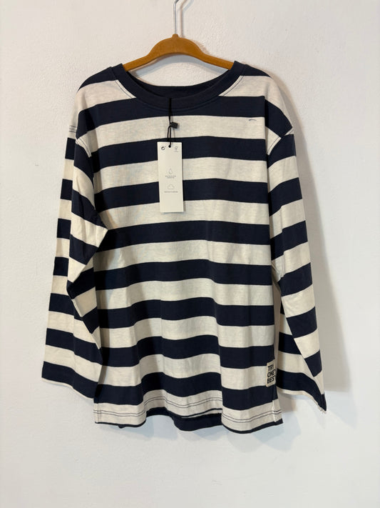 ZARA. Camiseta rayas manga larga. T 7 años