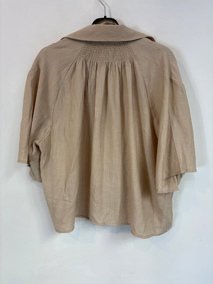 ZARA. Black stretch knit top. TL
