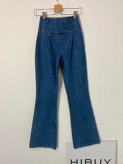K-KONCEPT. Wide-leg denim pants Tu(36)