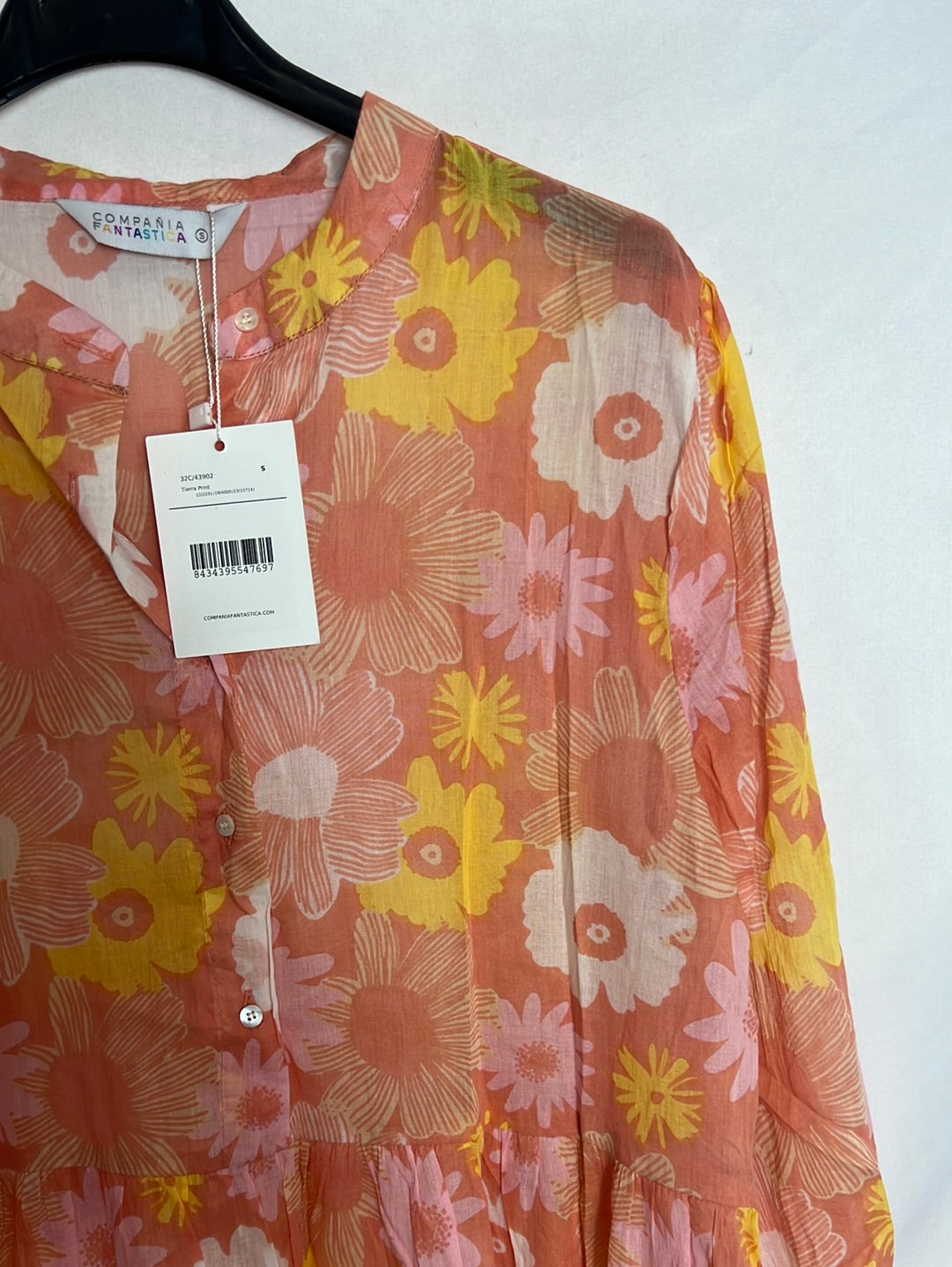 COMPAÑÍA FANTÁSTICA . Vestido midi flores.T S