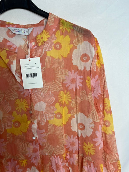 COMPAÑÍA FANTÁSTICA . Vestido midi flores.T S