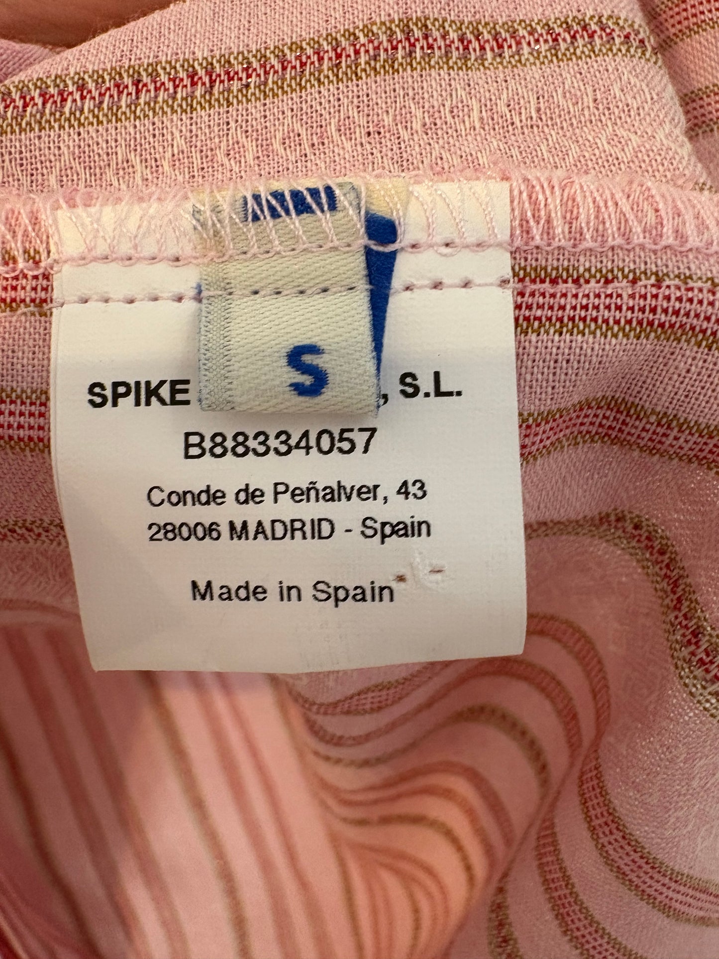 JOSEPHINE. Conjunto rosa rayas mezcla