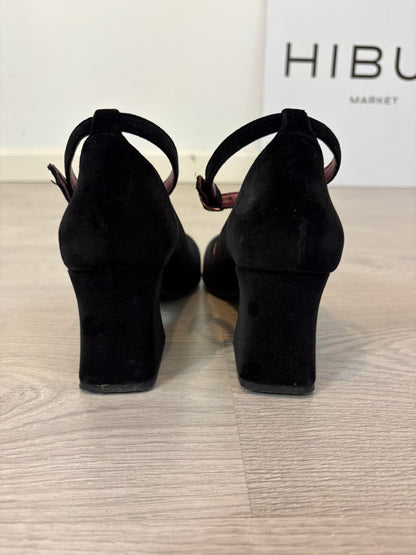 FLABELUS. Tacones terciopelo modelo The D'Orsey Pumps. T 40