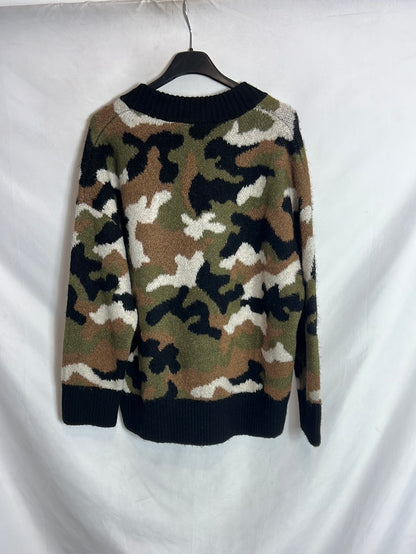 ZARA. Jersey camuflaje T.s