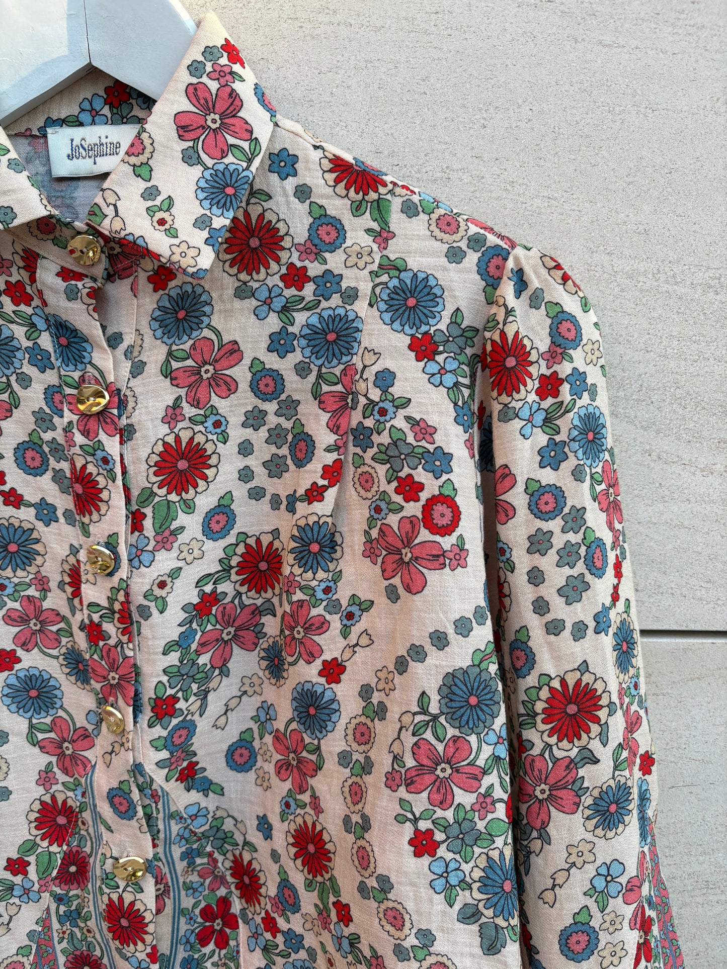 JOSEPHINE. Blusa fluida estampada