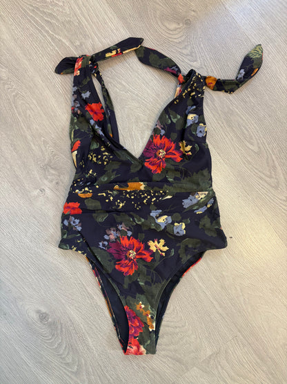 SÉZANE . Bañador estampado floral. T S