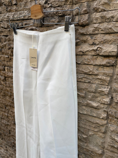 MASSIMO DUTTI. Short green skirt with pocket T.xs