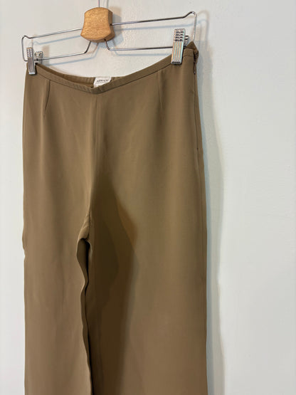 ARMANI COLLEZIONI. Khaki flowy pants. T 40