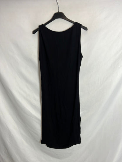 SERAPHINE. Vestido corto negro premamá T.s