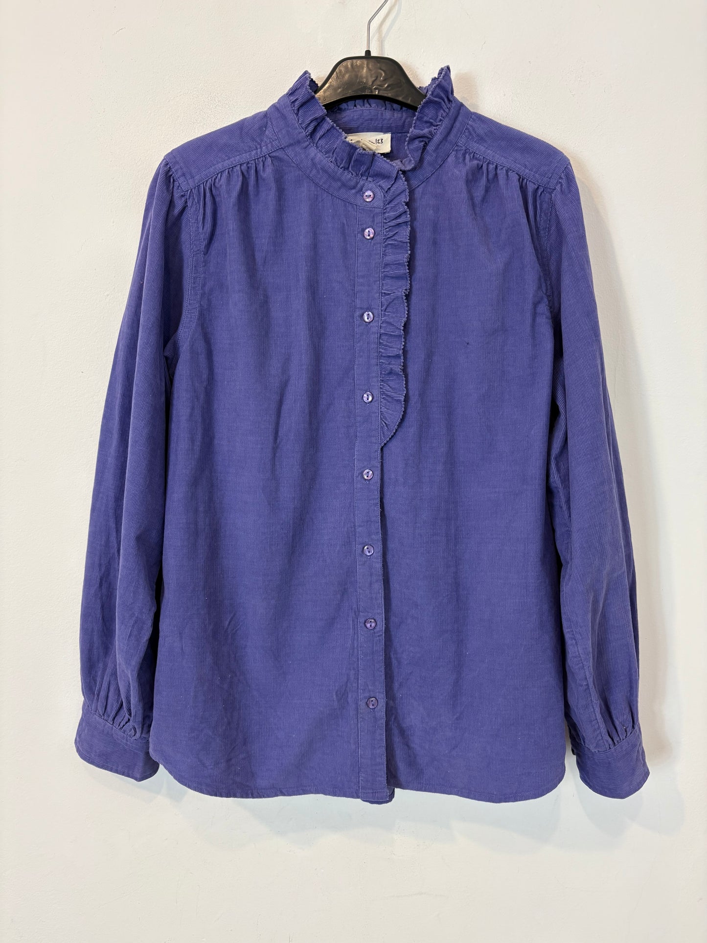 MAISON 123. Blusa morada textura