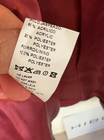 MAROLA. Mustard textured wool skirt. S/M