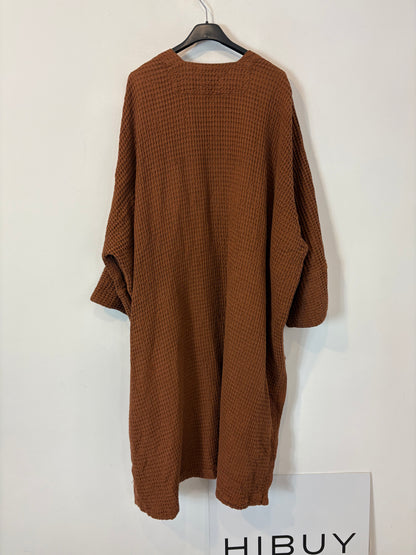 MASSCOB. Chaqueta larga textura