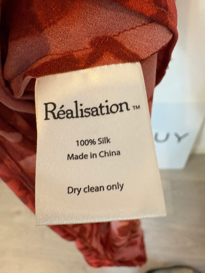 RÉALISATION. Vestido largo seda modelo THE GIA. T S