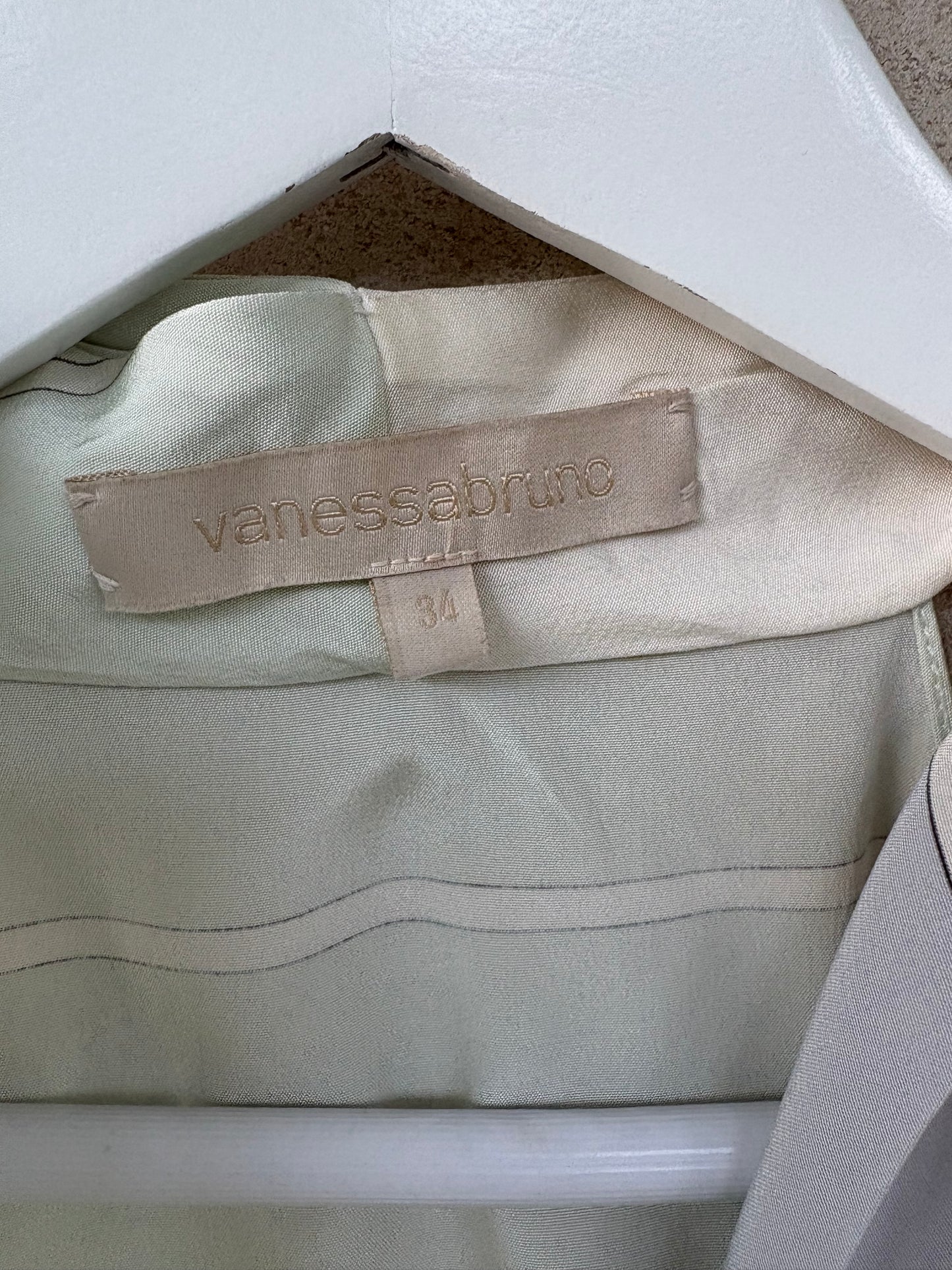 VANESSA BRUNO. Vestido seda lazada