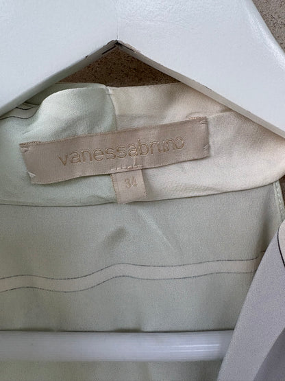 VANESSA BRUNO. Vestido seda lazada
