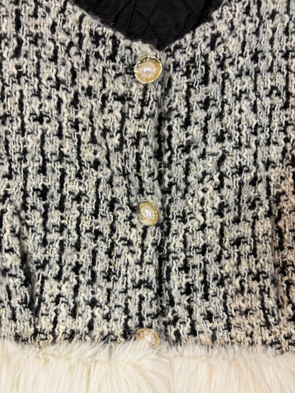 ZARA. Coral beaded jacket. TS