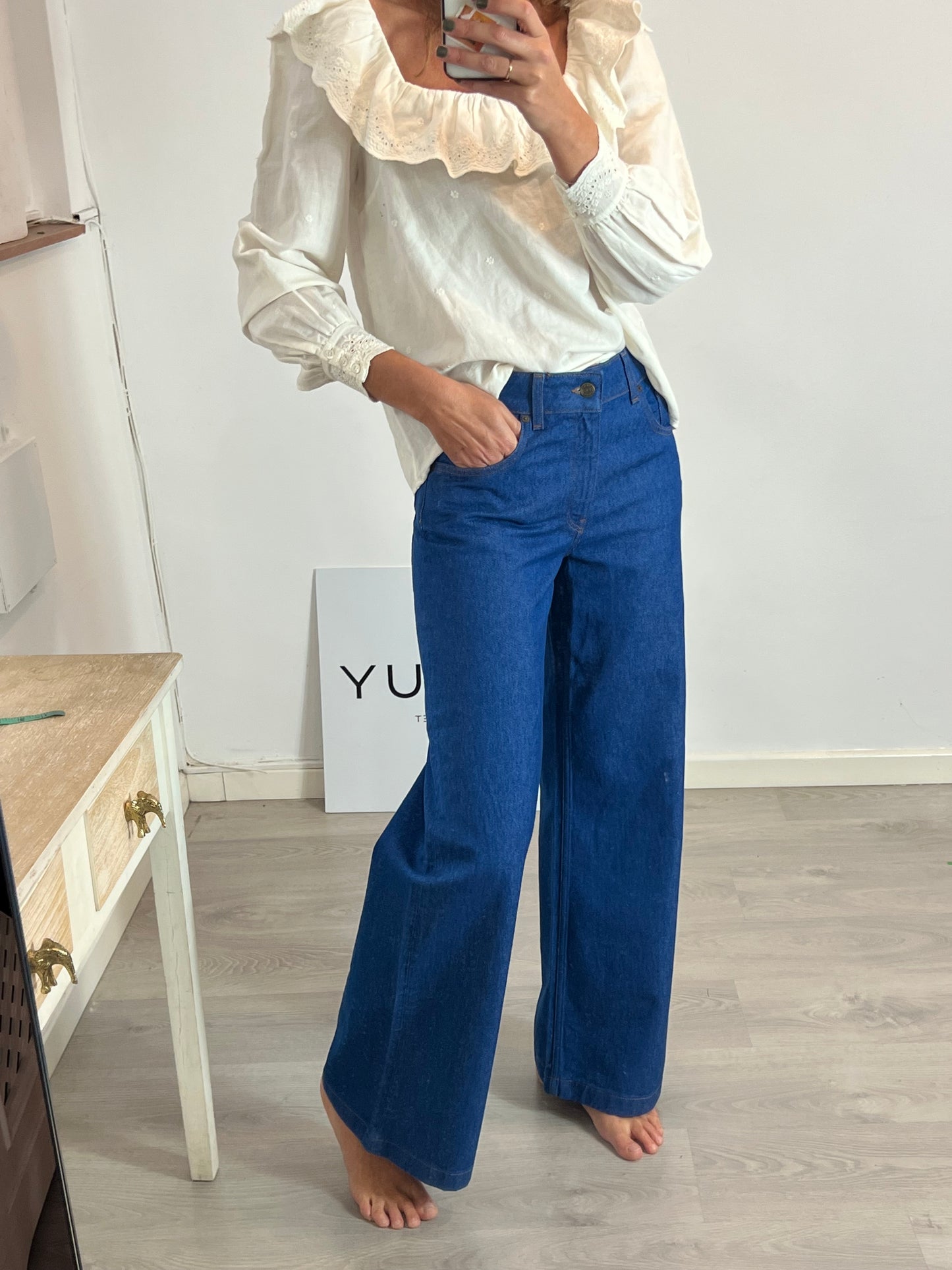 GANT. Denim pata ancha. T 27 (38)