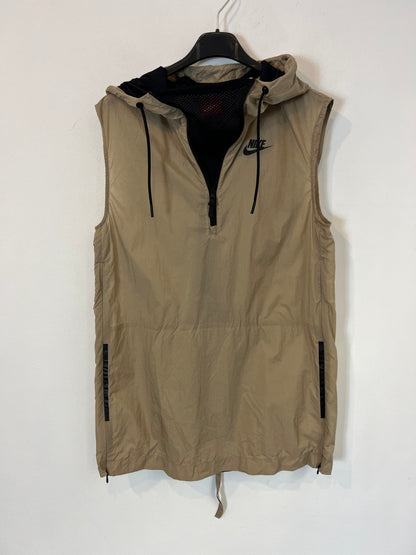 NIKE. Top beige cortavientos. T S