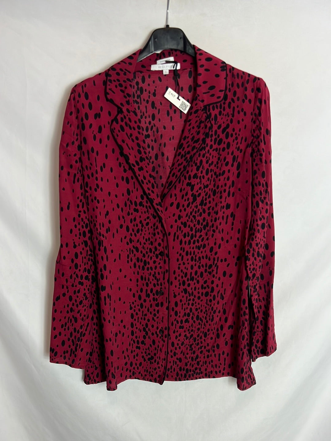 SCALPERS. Total look granate print. T XS/S