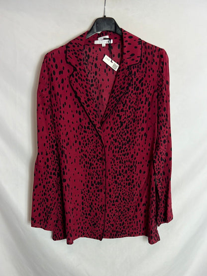 SCALPERS. Total look granate print. T XS/S