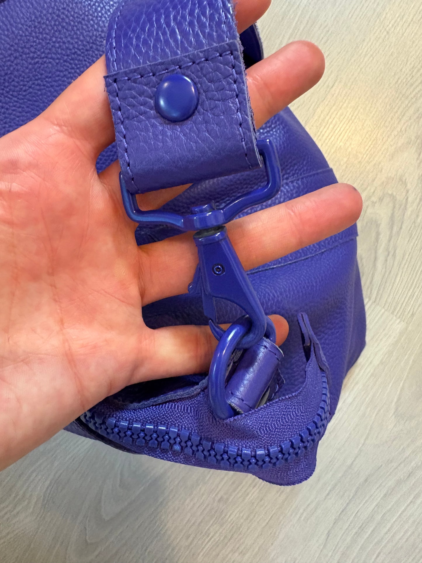 BIMBA Y LOLA. Purple leather bag