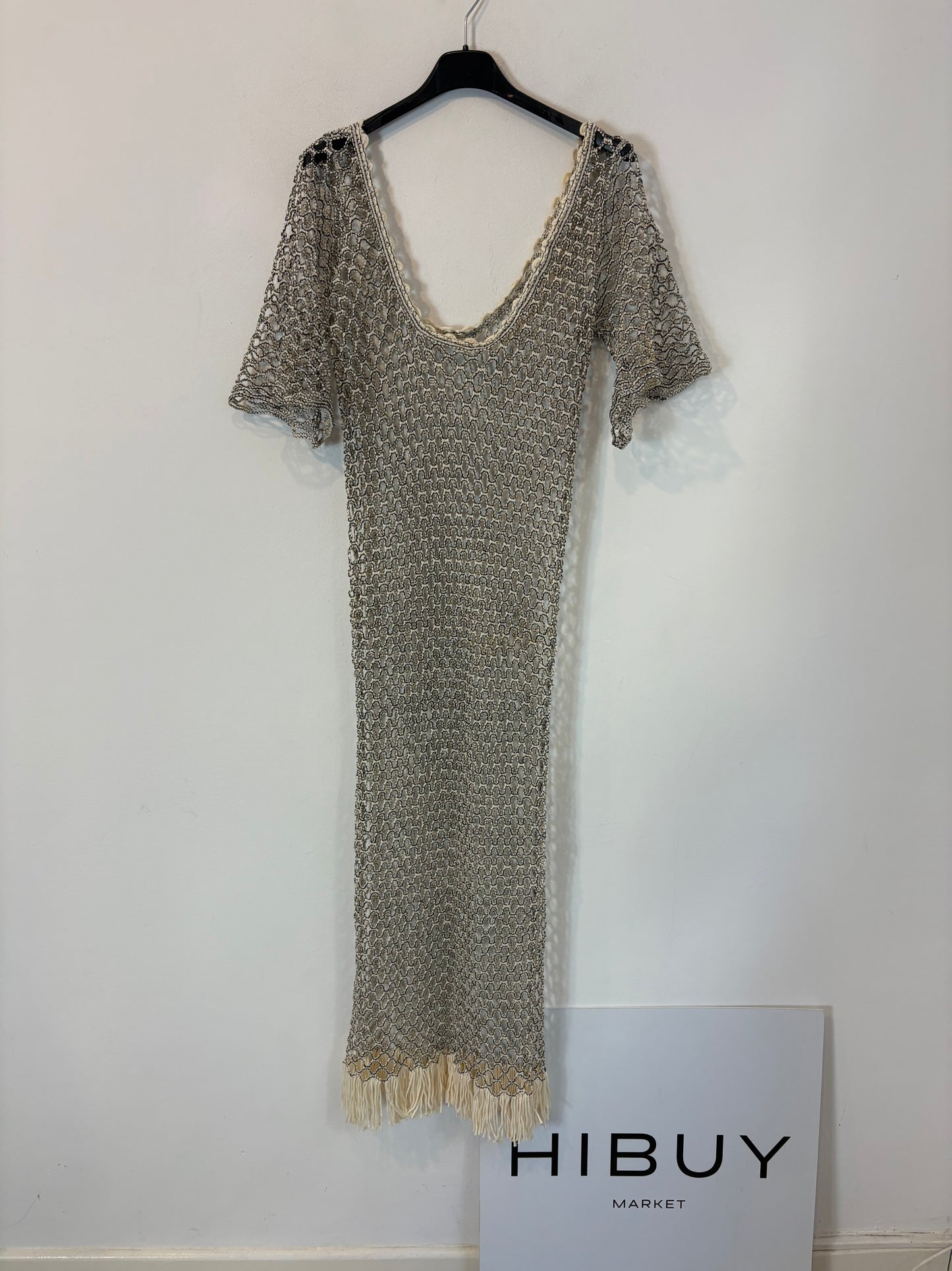 MASSIMO DUTTI. Short green skirt with pocket T.xs