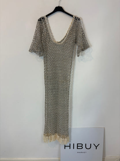 MASSIMO DUTTI. Short green skirt with pocket T.xs