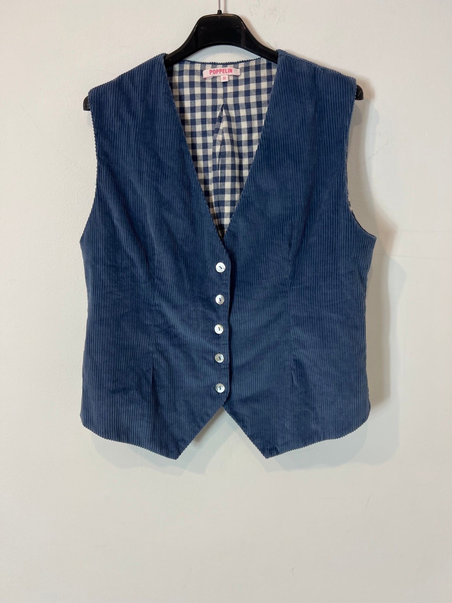 POPPELIN. Total look chaleco y pantalón pana T.m/l