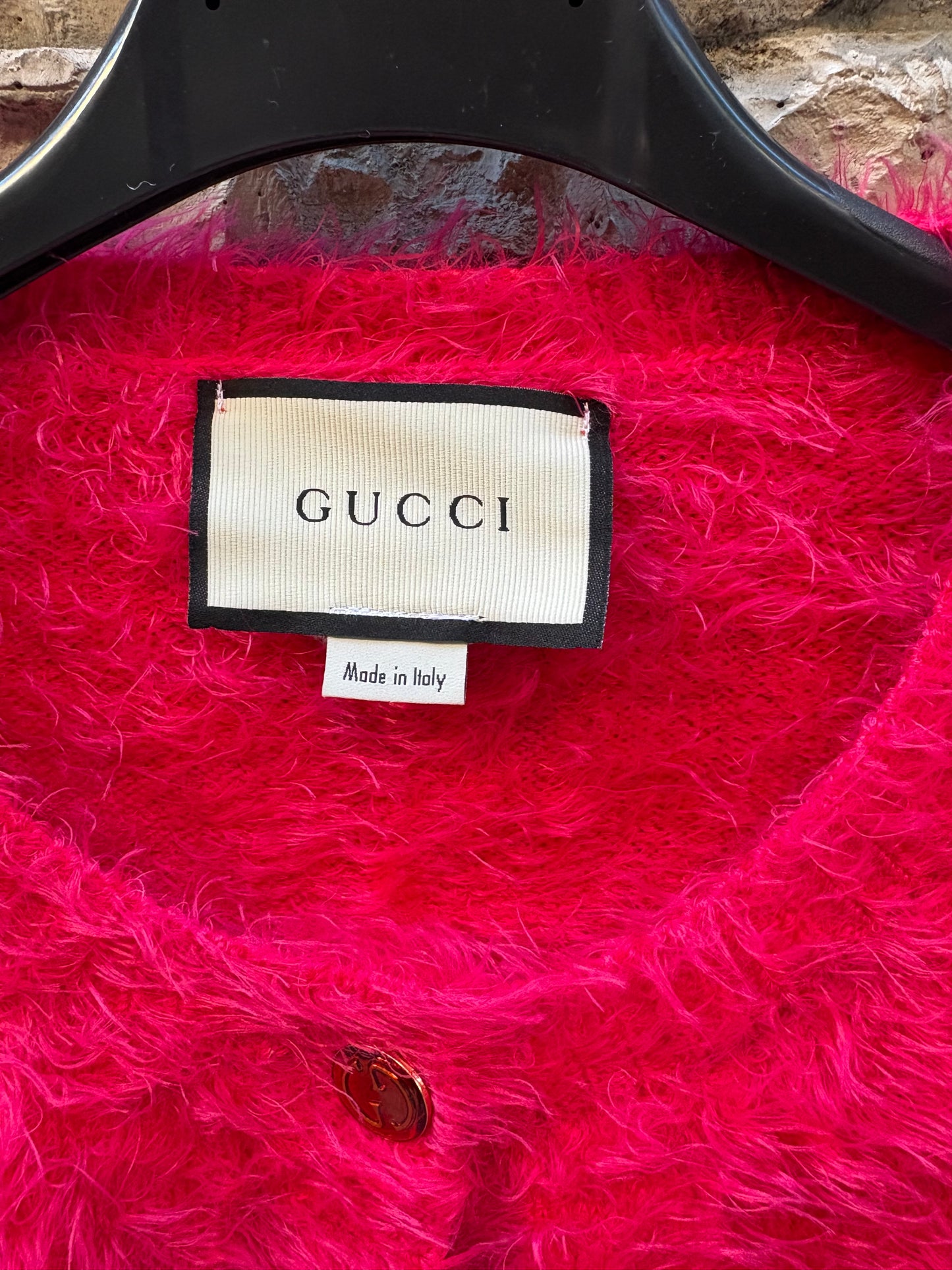 AMEÉ. Sleeveless fringed sweater S.(s)