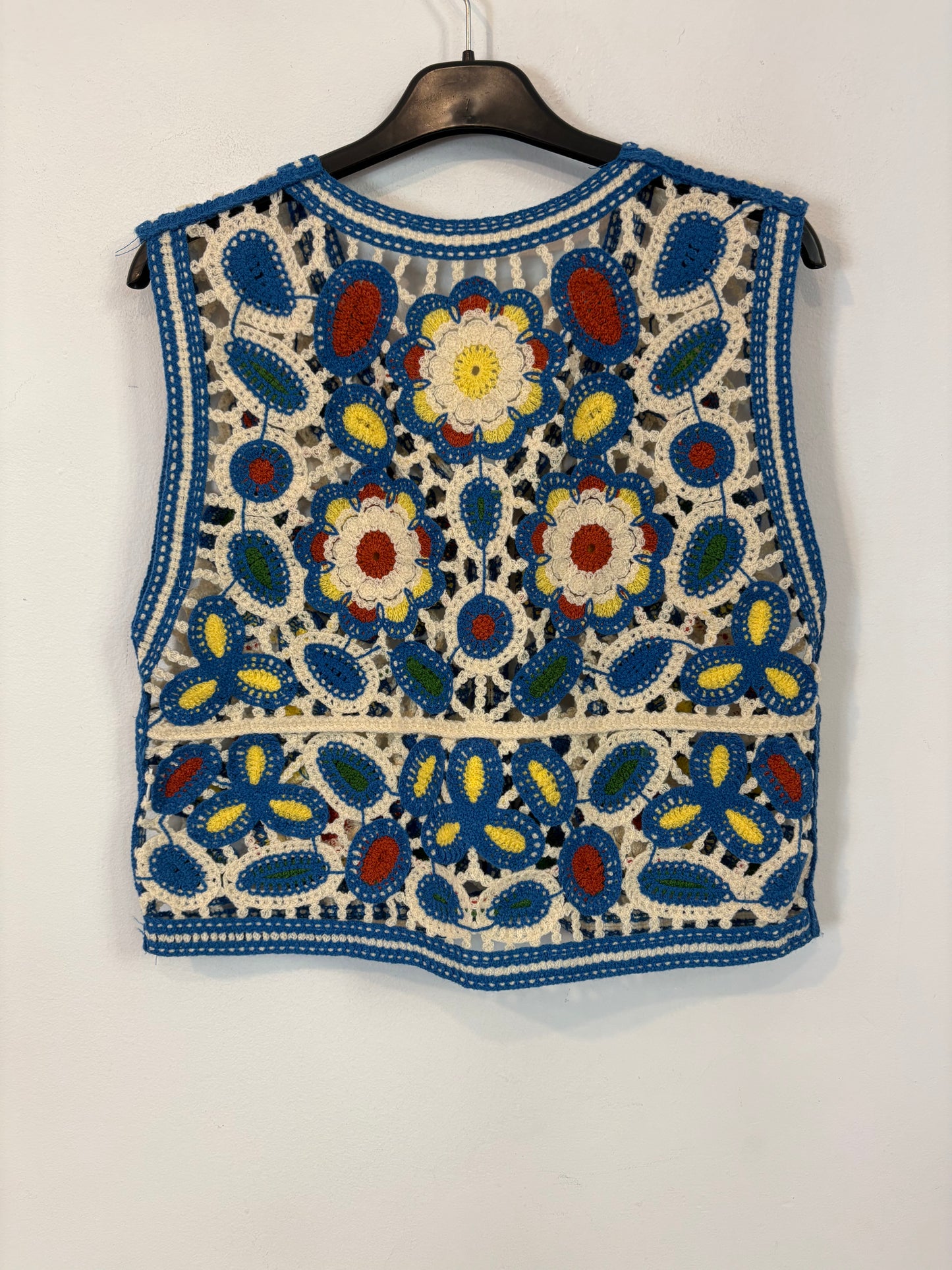 OTRAS. Chaleco croché colores. T S/M