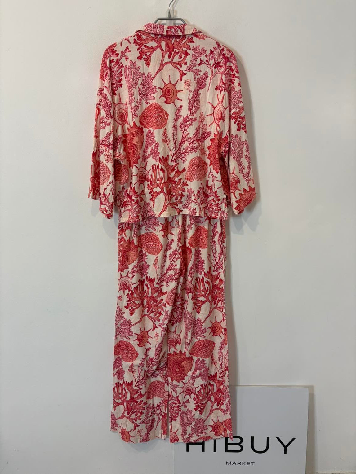 GISELA. Conjunto fluido pijamero estampado