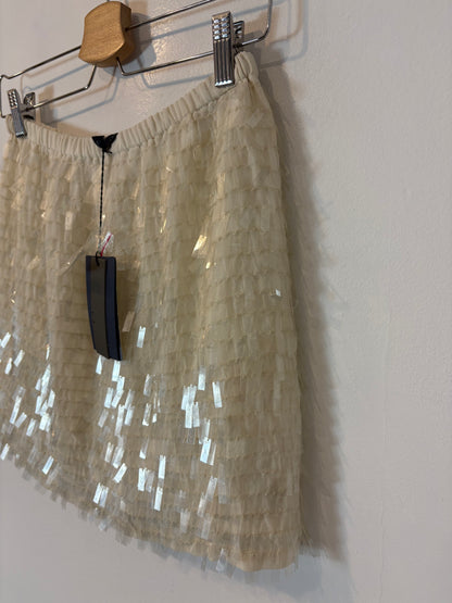 ZARA.Falda lentejuelas rectangulares T.xs