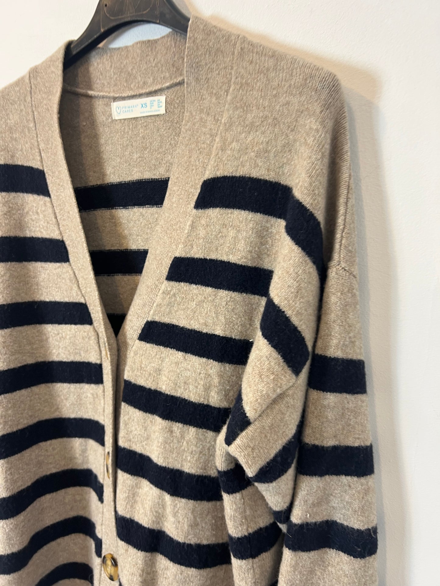 PRIMARK. Cárdigan rayas . T XS(s/m)