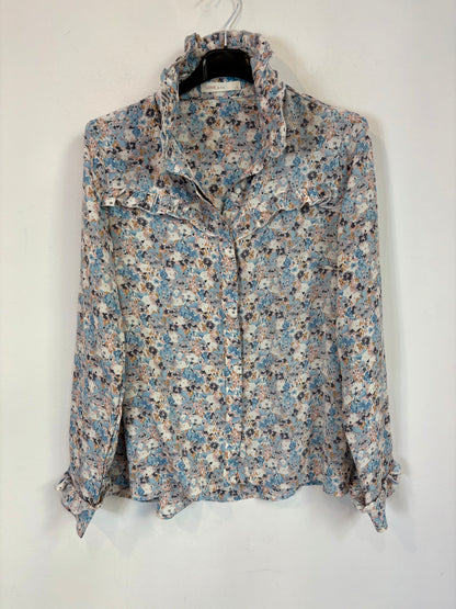 LOVIE & Co. Blusa fluida estamapda