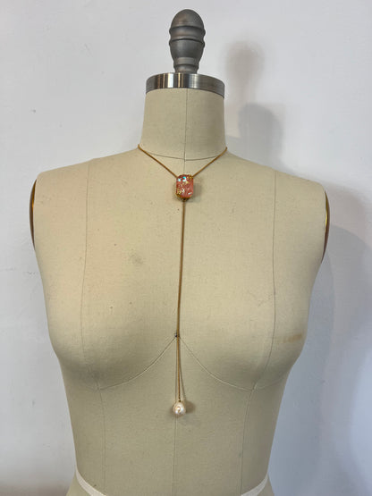 FORTE FORTE. Colgante piedra rosa