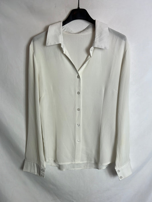 OTRAS. Blusa blanca fluida . T M