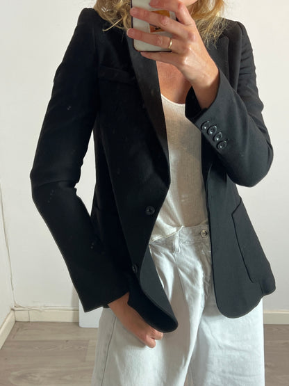 ANINE BING. Black blazer with wool. T XS/S