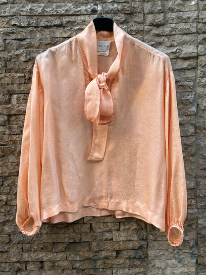 FORTE FORTE. Blusa mandarina con seda