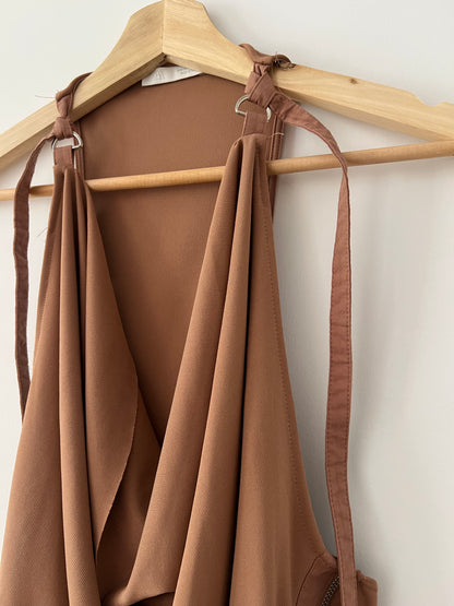 ZARA. Top rosa asimétrico