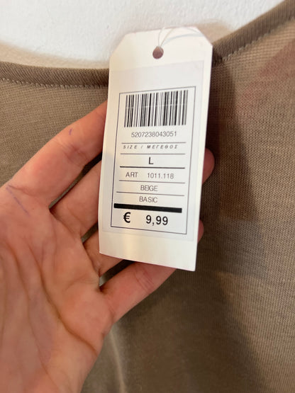 PINK WOMAN. jersey fino camel T.l