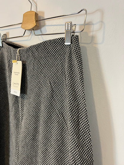 MANGO. Houndstooth midi skirt with wool. TS