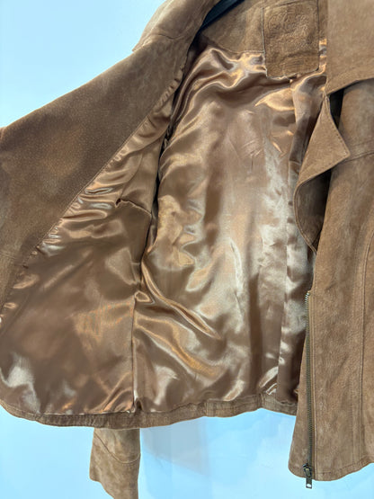 Chaqueta piel flecos