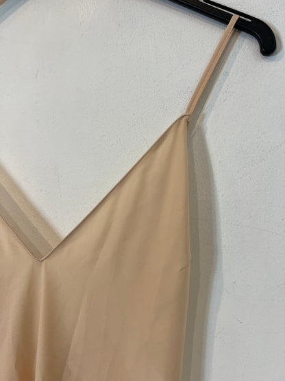 ZARA. Beige Ts slip dress