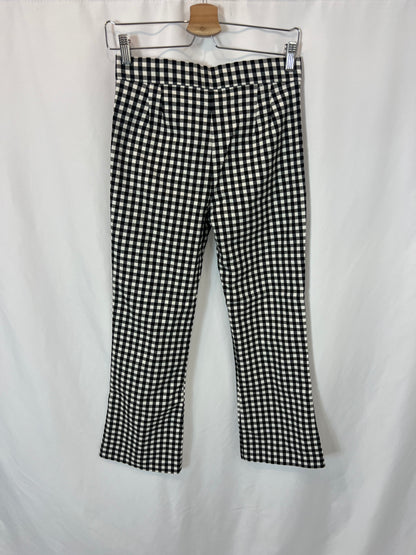 ZARA. Pantalón cuadros vichy. T M