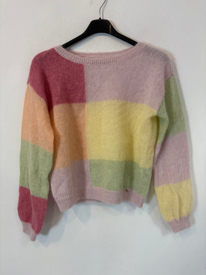 ZARA. Black stretch knit top. TL