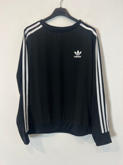 ADIDAS. Sudadera negra fluida. T M