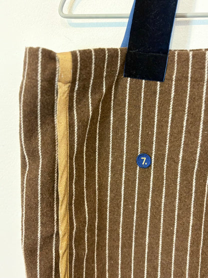 7 ROOMS. Bolso tote Amanda rayas