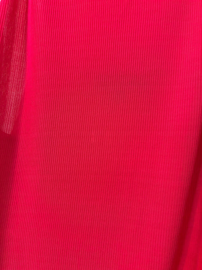 MASSIMO DUTTI. Top rosa textura