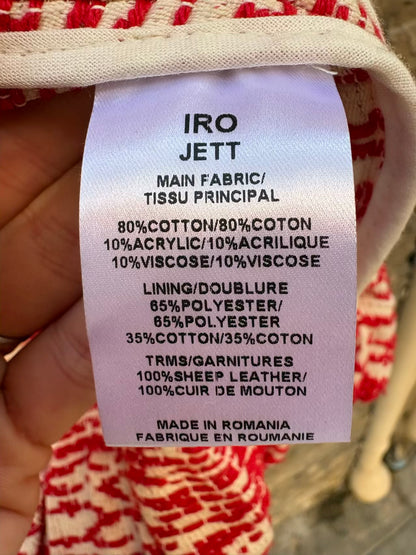 IRO. Chaqueta bicolor con peil