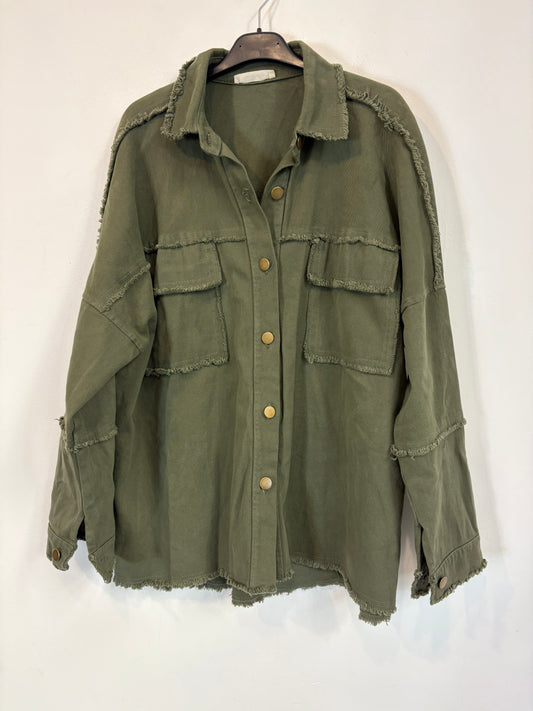 ZARA. Mustard textured back top. TS